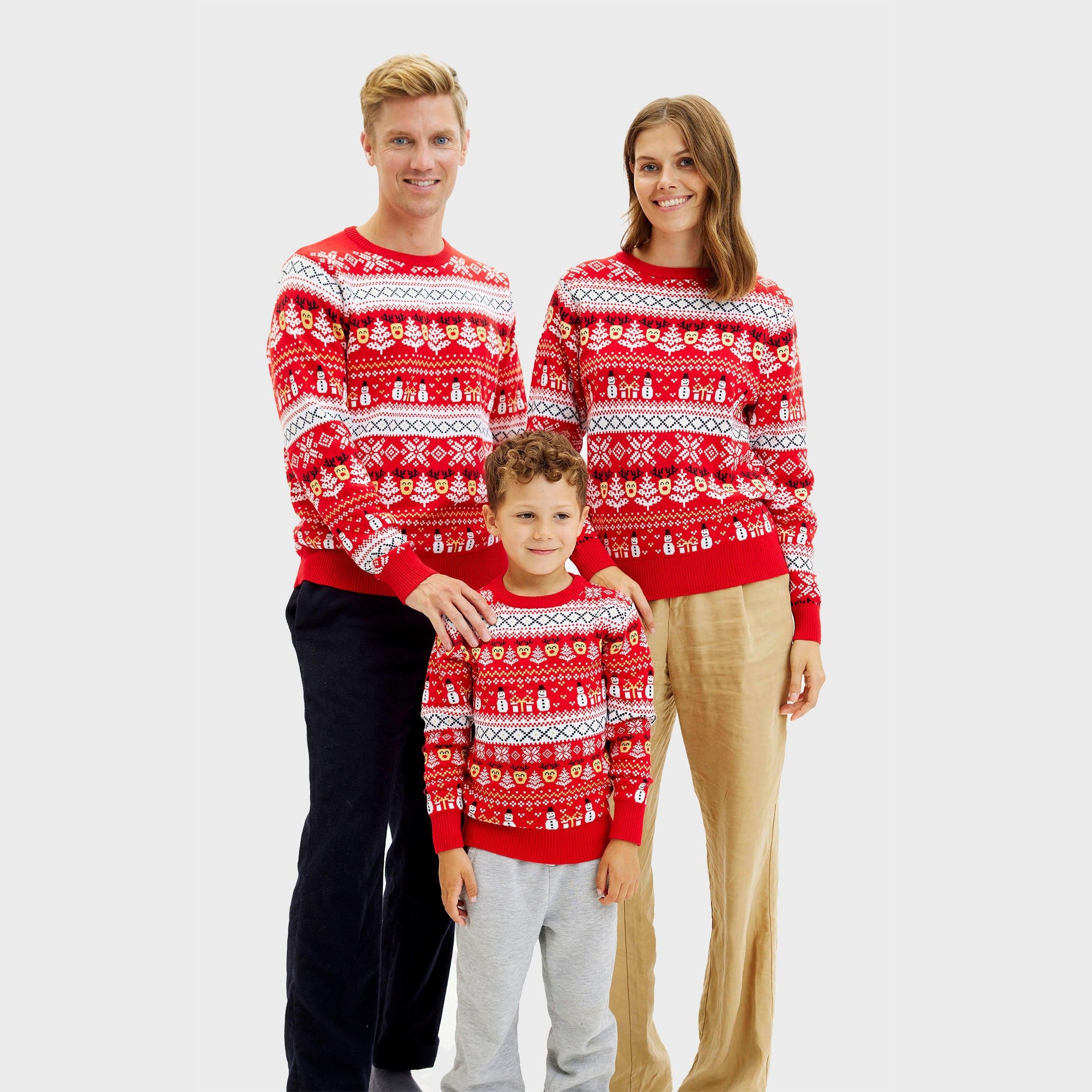 The Reinstyle Christmas Sweater Red – Men